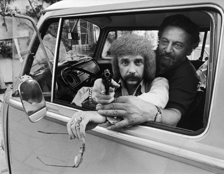 Phil Spector and George Brand guarding the La Collina mansion 1975 Janis - photo 12