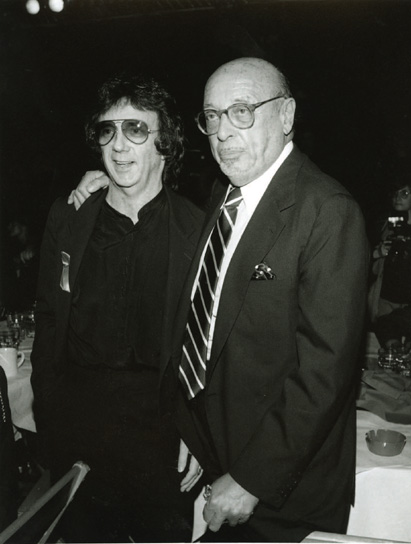 With friend and mentor Ahmet Ertegun at the Rock and Roll Hall of Fame - photo 15