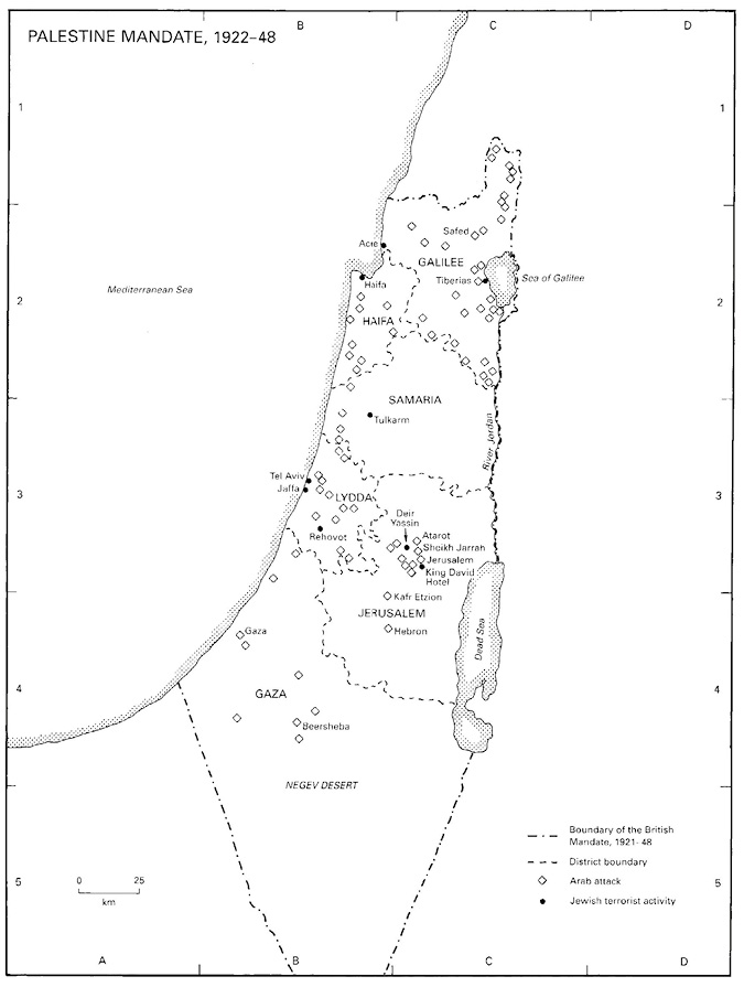 Map of Palestine Mandate 19221948 Map of United Nations Partition Plan 29 - photo 3