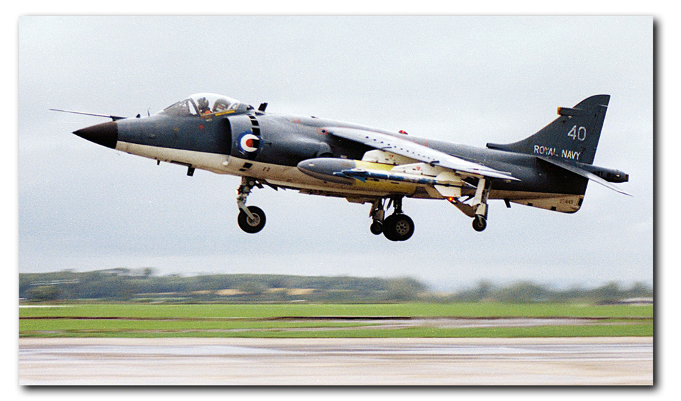A completely unique naval combat aircraft of the 20th Century Sea Harrier FRS - photo 3