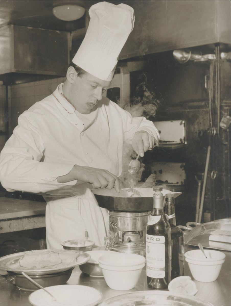 Grandpa Tom in 1956 at the Dorchester Some might think cooking has been in our - photo 6