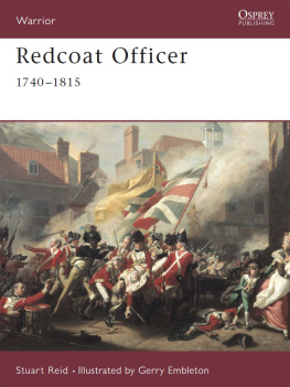 Embleton Gerry Redcoat Officer: 1740-1815