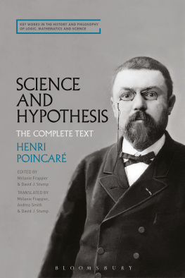 Frappier Mélanie Science and hypothesis: the complete text