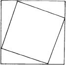 so that the two squares of his first diagram must equal in area the one square - photo 11