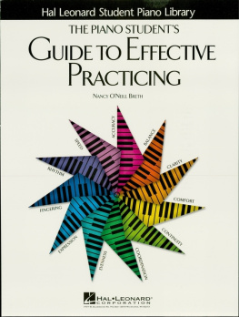 Breth The Piano Students Guide to Effective Practicing (Music Instruction)