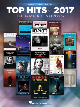 Corp. Top hits of 2017: Piano/Vocal/Guitar Songbook