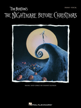Danny Elfman - Tim Burtons the Nightmare Before Christmas (Songbook): P/V/G
