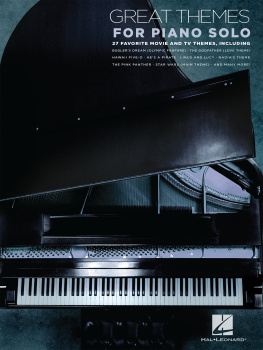 Hal Leonard Corp Great Themes for Piano Solo