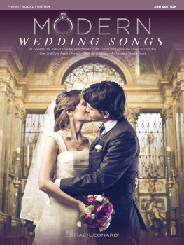 Hal Leonard Corp Modern Wedding Songs