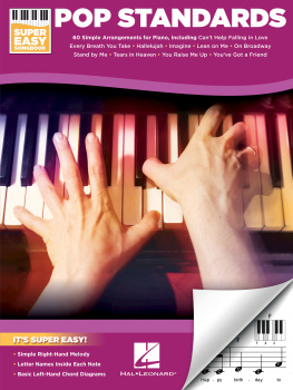 Hal Leonard Corp - Pop Standards--Super Easy Songbook