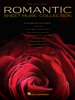 Hal Leonard Corp - Romantic Sheet Music Collection