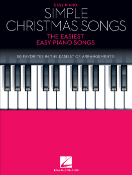 Hal Leonard Corp - Simple Christmas Songs: The Easiest Easy Piano Songs