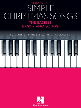 Hal Leonard Corp Simple Christmas Songs: The Easiest Easy Piano Songs