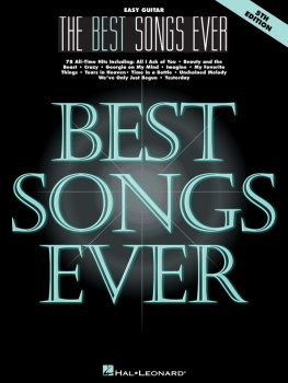 Hal Leonard Corp - The best songs ever: easy guitar (Songbook)