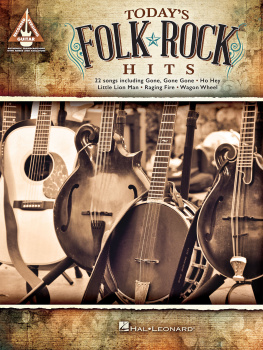 Hal Leonard Corp Todays Folk Rock Hits