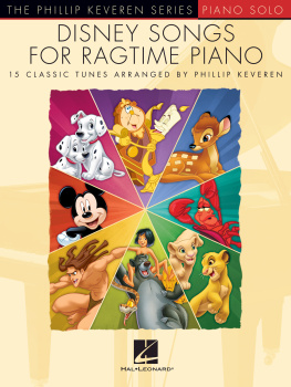 Phillip Keveren Disney Songs for Ragtime Piano