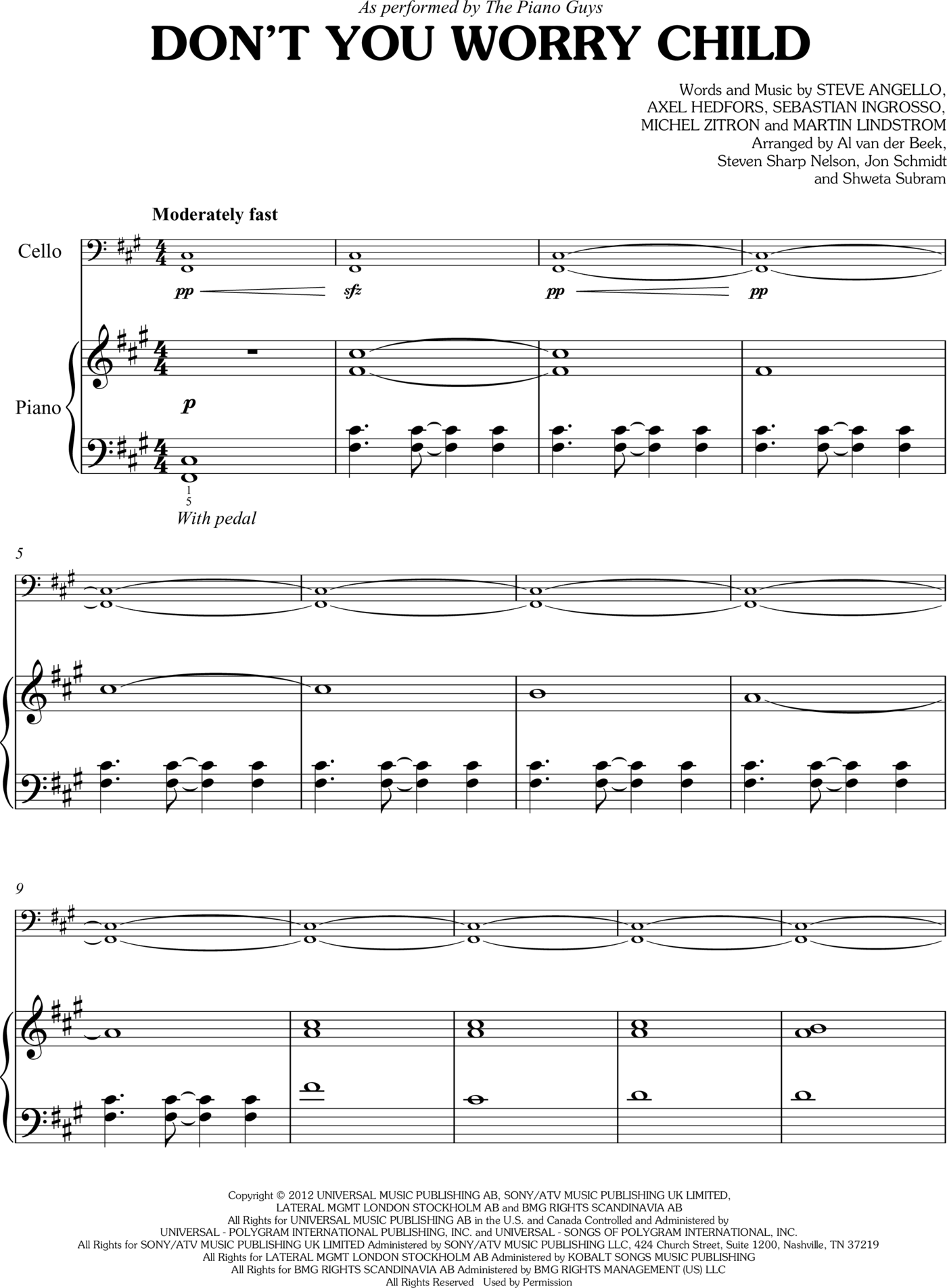 The Piano Guys--Simplified Favorites Volume 2 Easy Piano with Optional Cello - photo 11