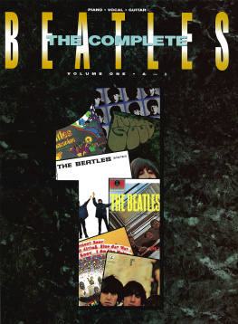 The Beatles - The Beatles Complete--Volume 1 Songbook