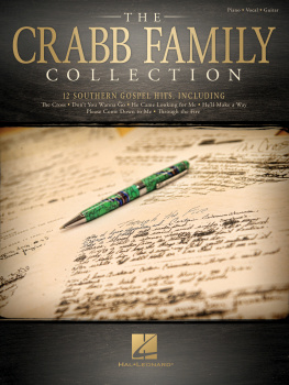 The Crabb Family The Crabb Family Collection Songbook