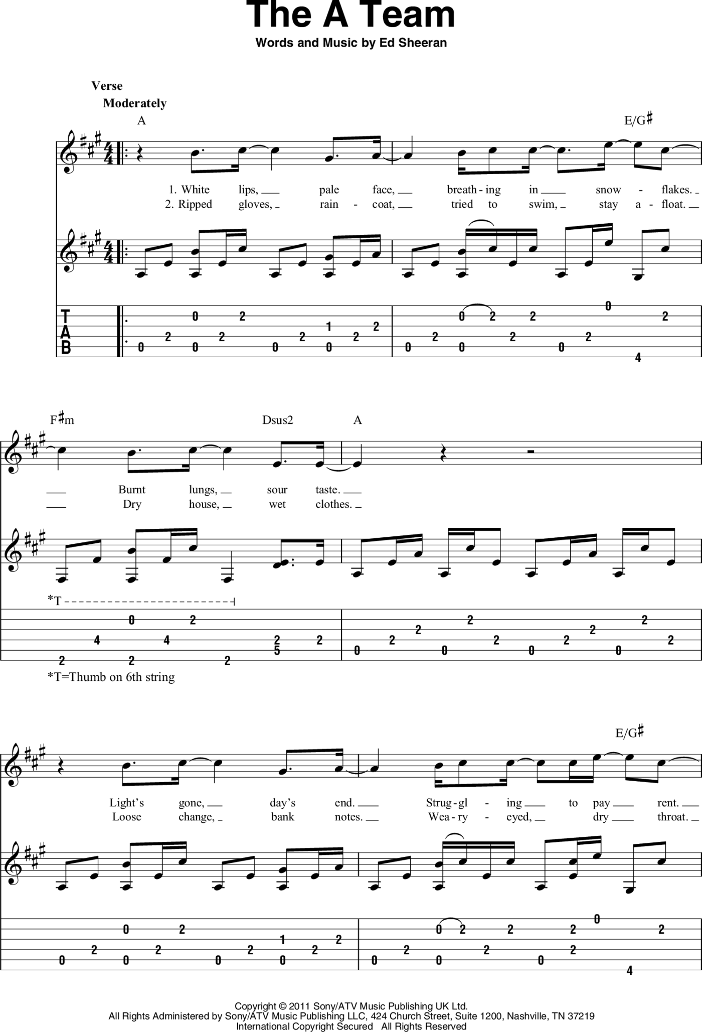 Fingerpicking Acoustic Hits 15 Songs Arranged for Solo Guitar in Standard Notation Tab - photo 5
