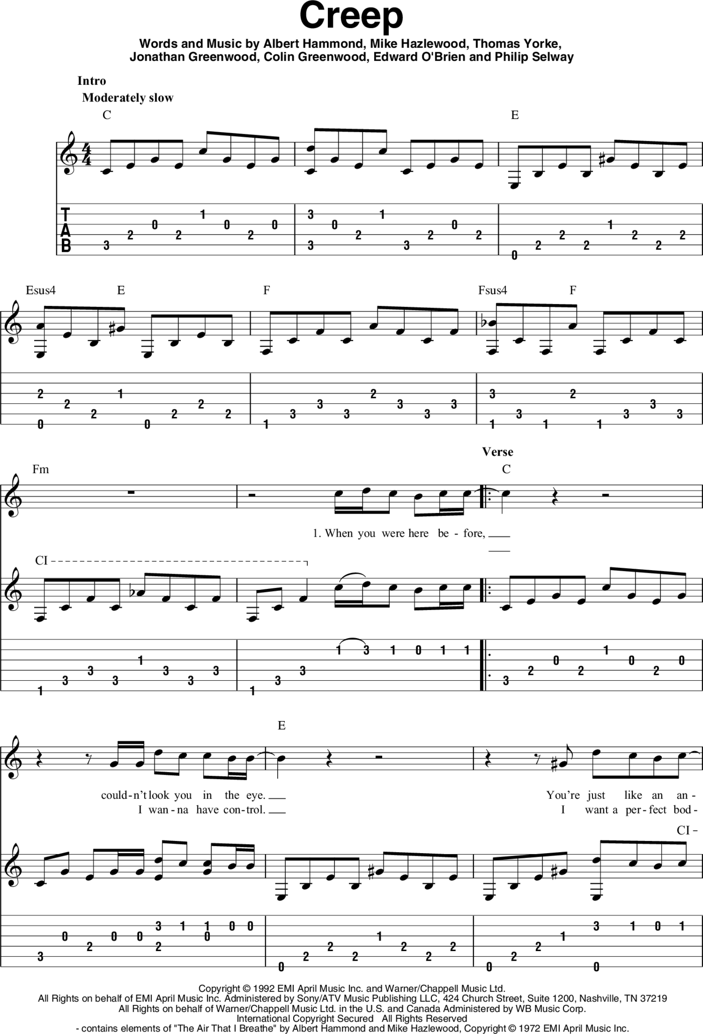 Fingerpicking Acoustic Hits 15 Songs Arranged for Solo Guitar in Standard Notation Tab - photo 10