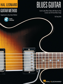 Koch - Hal Leonard Guitar Method Blues Guitar