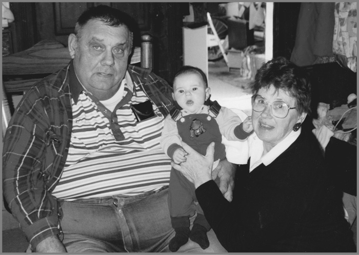 Grandpa John and Grandma Lois show me around their farmhouse in northeast Iowa - photo 1