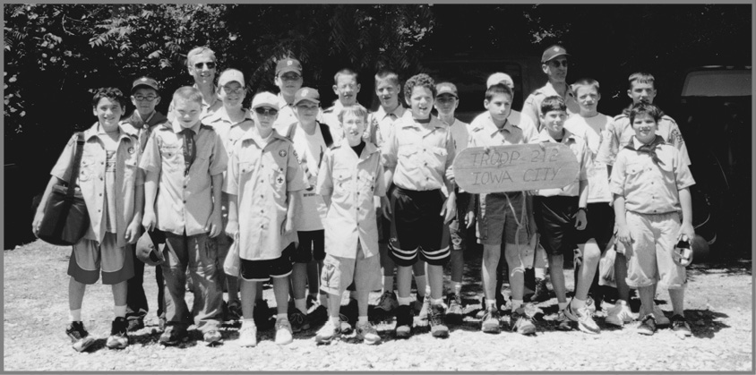 My troop prepares to venture off to my first official Boy Scouts summer camp - photo 9