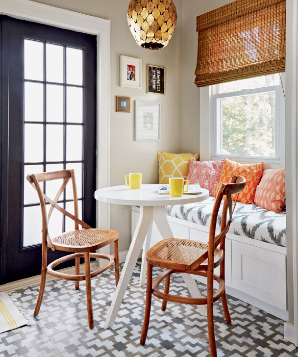 MAXIMIZE A CORNER Nestle a bistro table and chairs in front of a built-in - photo 6