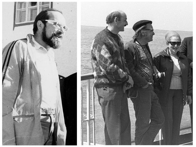 At Khabarovsk Siberia in 1973 right photo Hopkins stands between his - photo 4