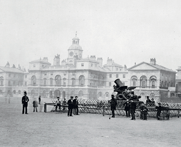 The west front of Horse Guards Parade Westminster c 1860 A crowd gathers - photo 2