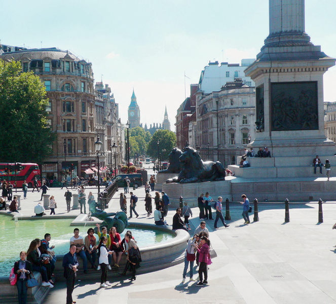 Trafalgar Square looking towards Whitehall 1948 Whitehall 19 - photo 9