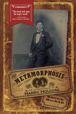 Houdini Harry - The metamorphosis: the apprenticeship of Harry Houdini