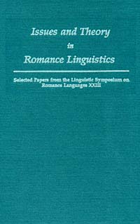 title Issues and Theory in Romance Linguistics Selected Papers From the - photo 1