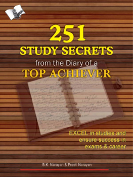 Narayan 251 study secrets top achiever