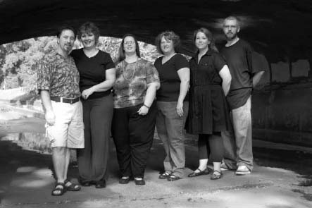The Route 66 Paranormal Alliance PAL team stands beneath the haunted bridge - photo 2
