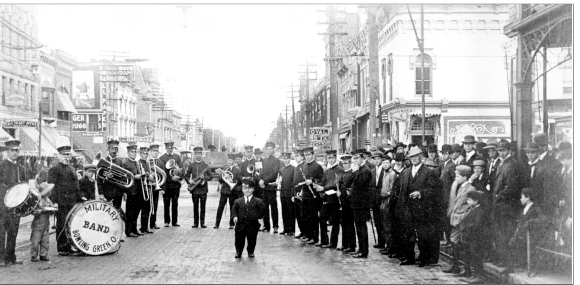 BOWLING GREEN MILITARY BAND DOWNTOWN c 1913 Courtesy the Sentinel-Tribune - photo 2