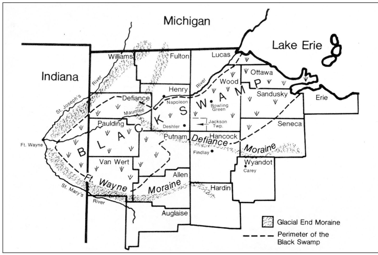 WET NORTHWESTERN OHIO The Great Black Swamp deterred all but the most - photo 4