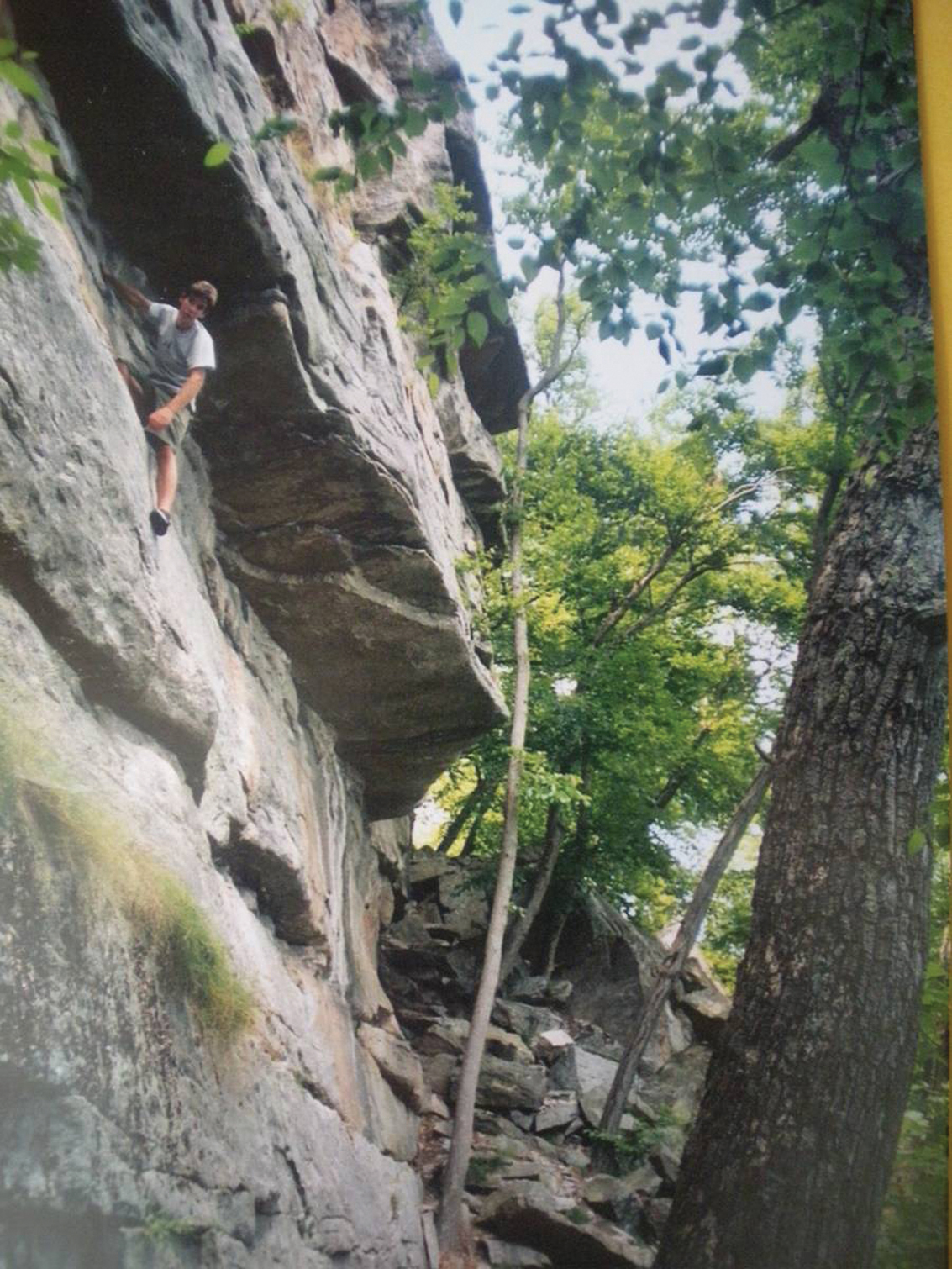 Just playing around at the Gunks when I was still predominantly a gym climber - photo 4