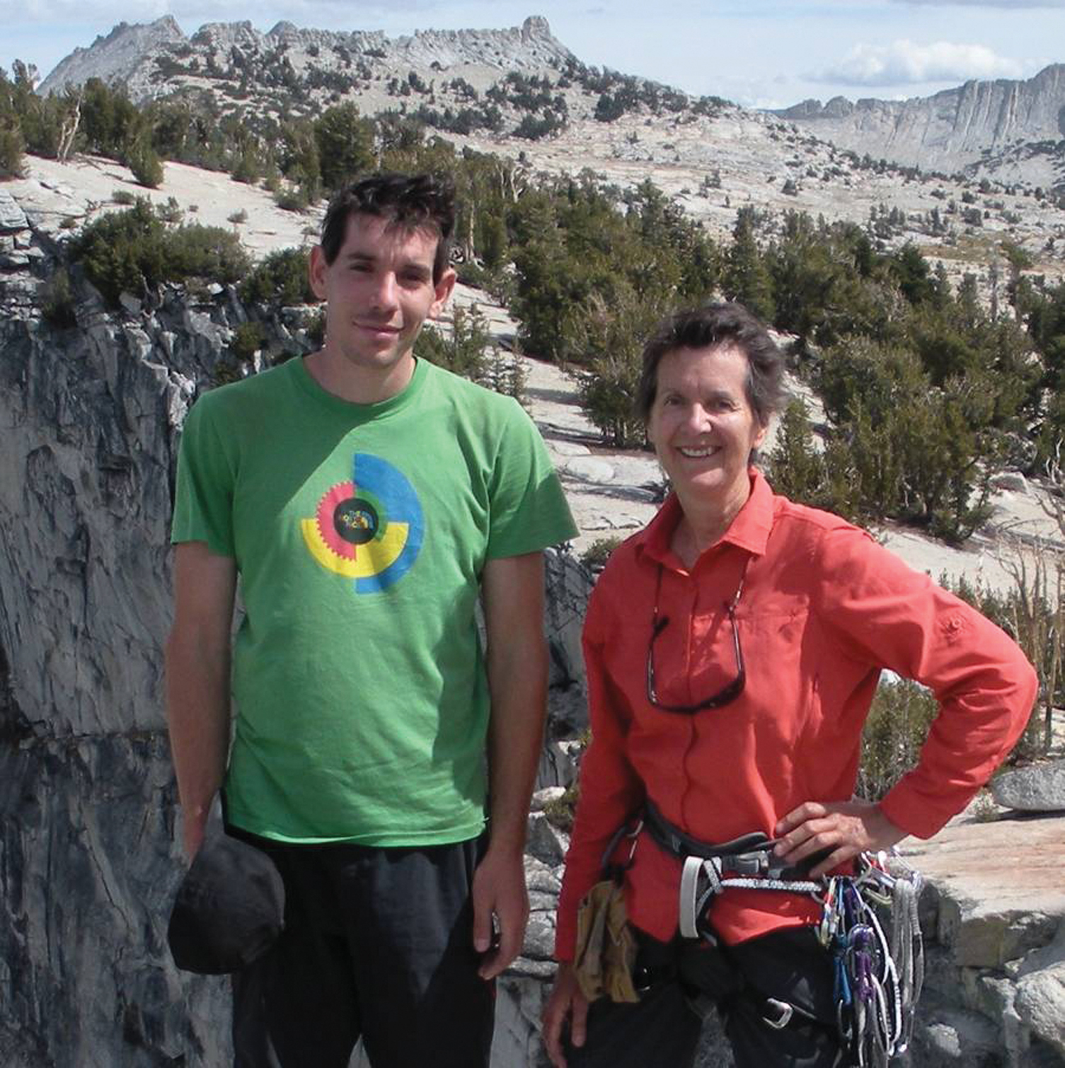 With my mom on the summit of Tenaya Peak in Tuolumne Meadows to celebrate her - photo 5