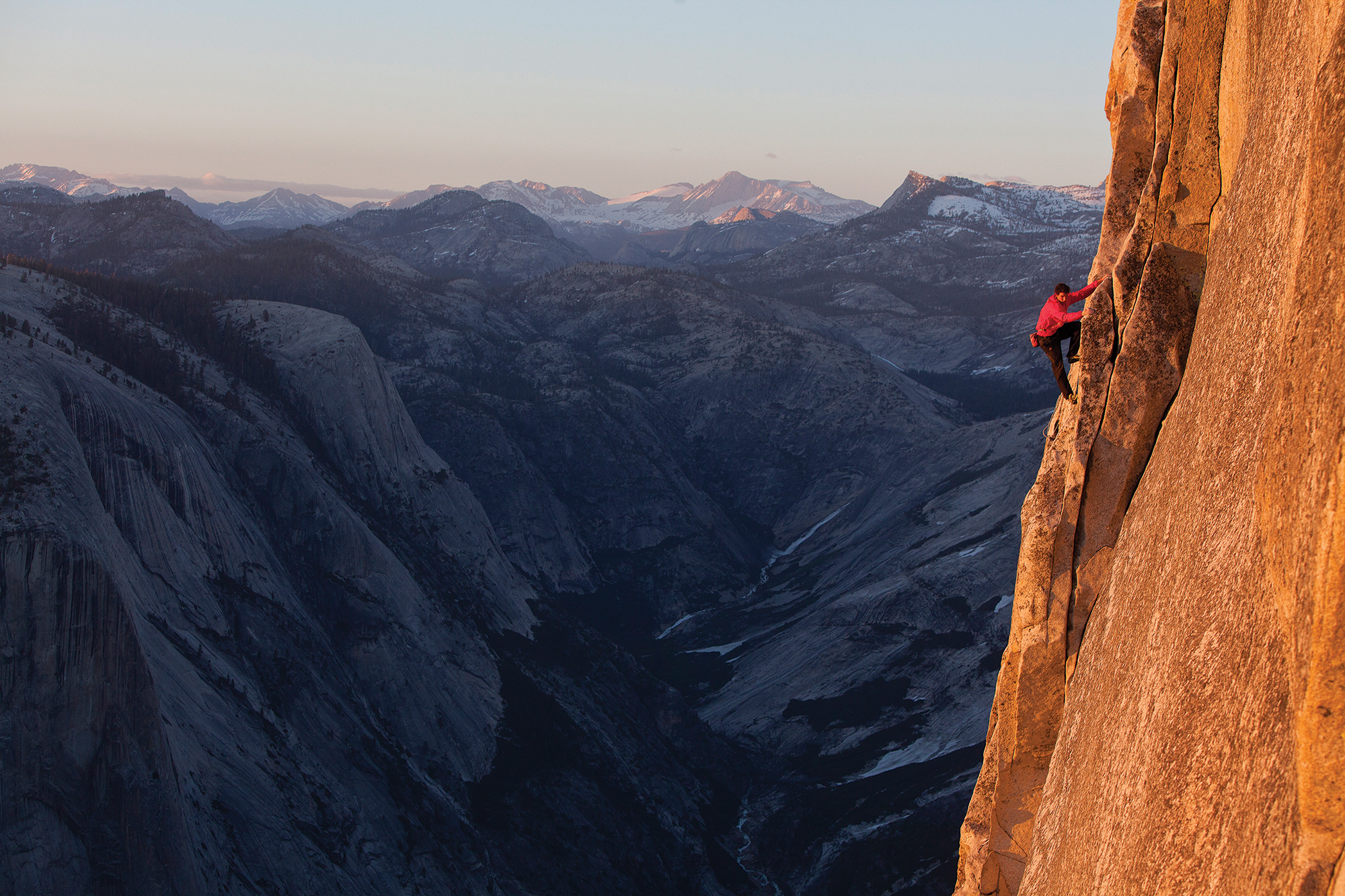 High on Half Dome re-creating my free solo of the Regular Northwest Face - photo 8