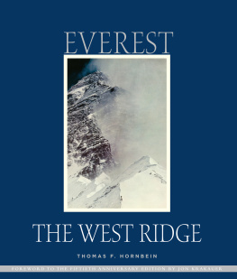 Hornbein - Everest: the west ridge