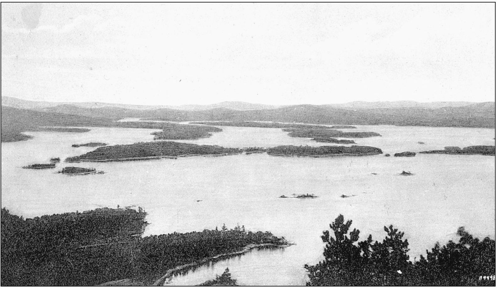 SQUAM LAKE LOOKING SOUTH FROM EAST RATTLESNAKE MOUNTAIN Seen in the center of - photo 9