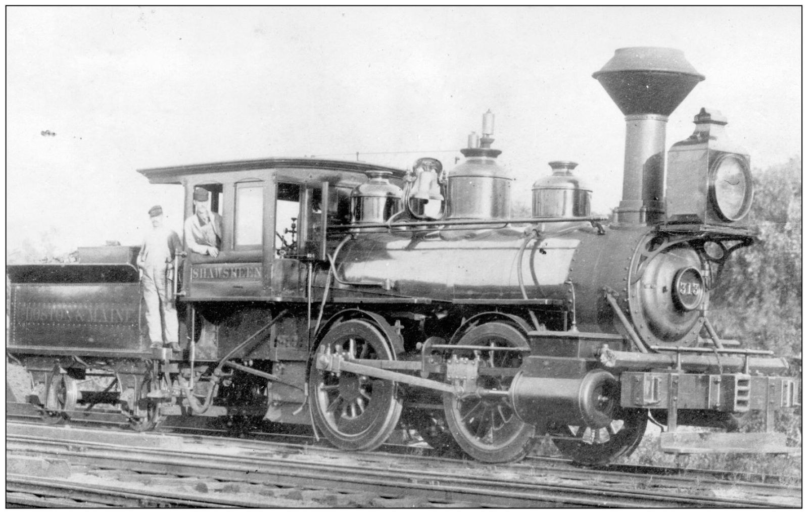 B M No 313 SHAWSHEEN 0-4-0 The Hinkley Locomotive Works built this - photo 6