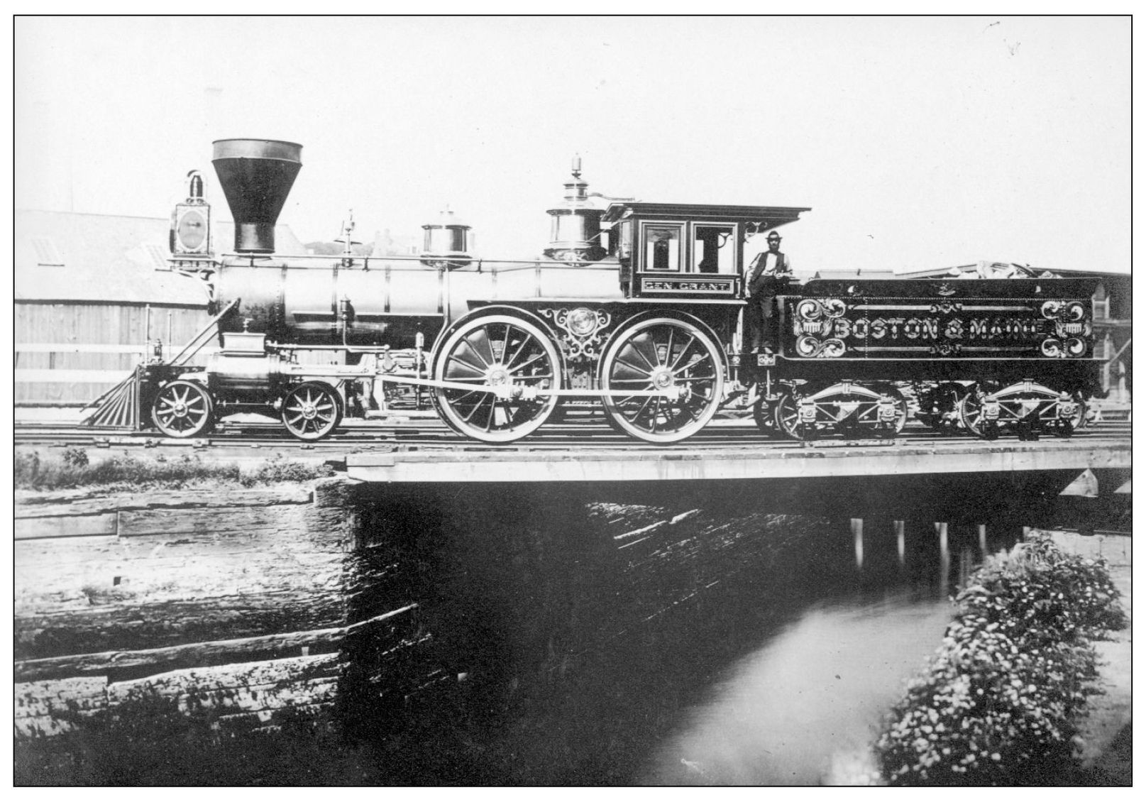 B M No 41 GENERAL GRANT 4-4-0 The Manchester Locomotive Works built this - photo 19