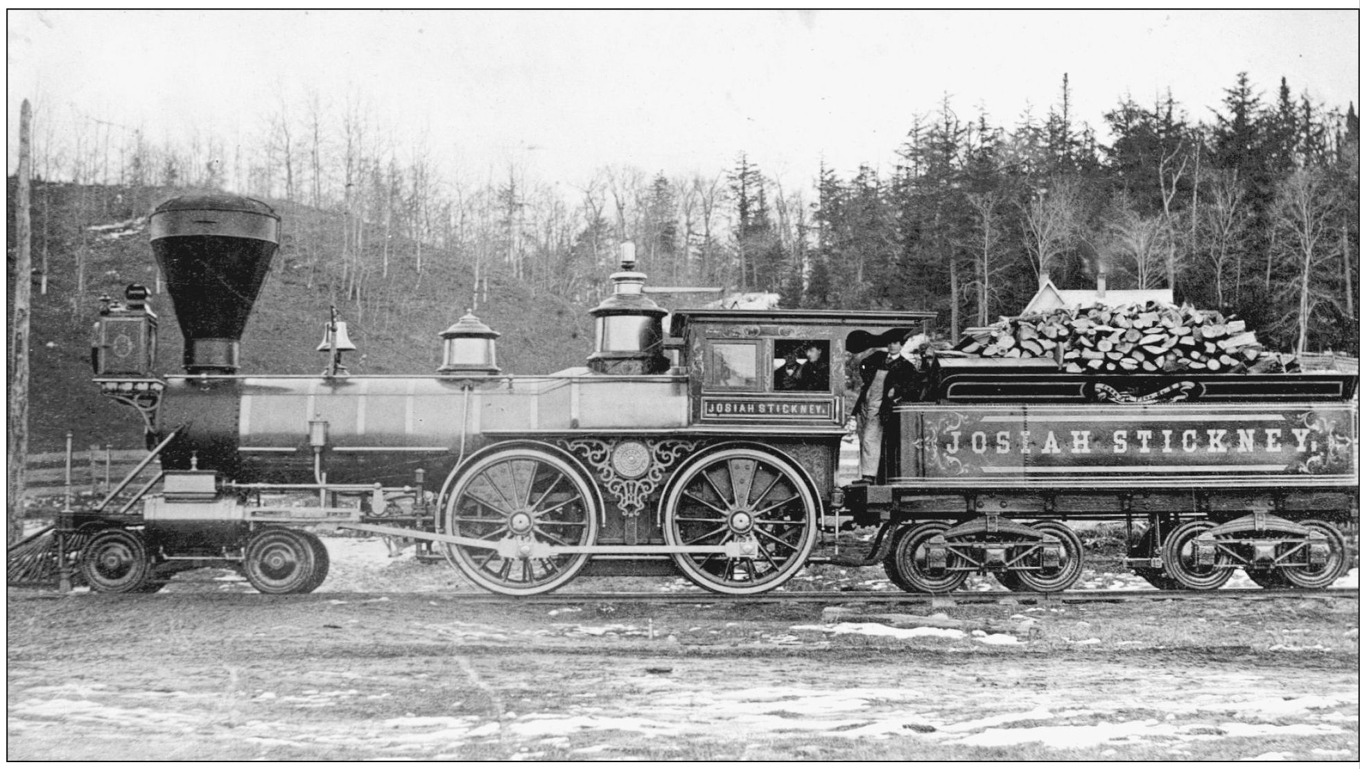 CONCORD PORTLAND ROCHESTER RAILROAD NO 12 THE JOSIAH STICKNEY 4-4-0 16- - photo 9