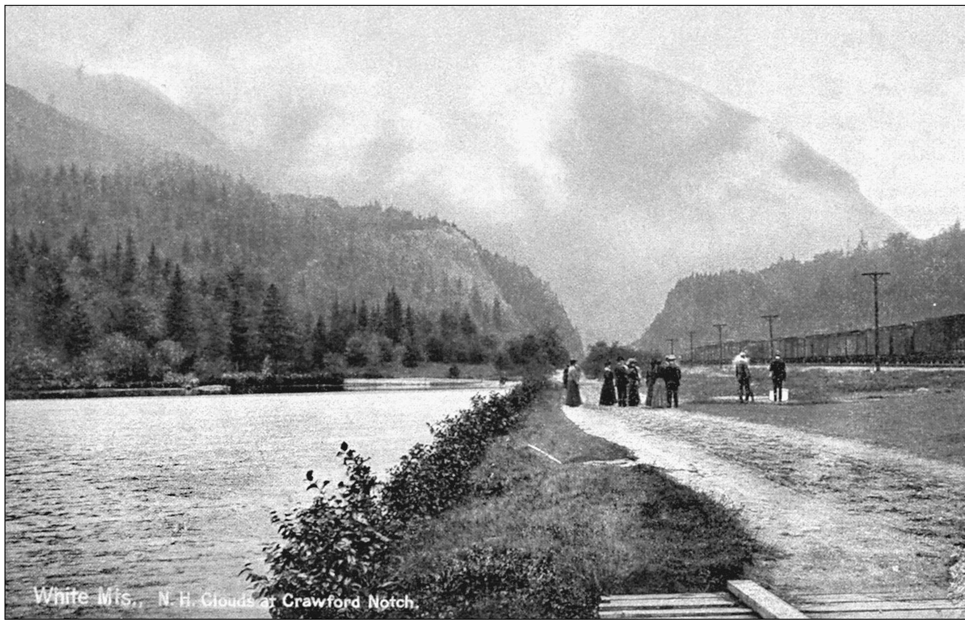 Guests from the city arrive at Crawford Notch via the Boston and Maine during - photo 7