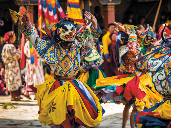 Paro tsechu RICHARD IANSON GETTY IMAGES Most of the dzongs and goembas - photo 6