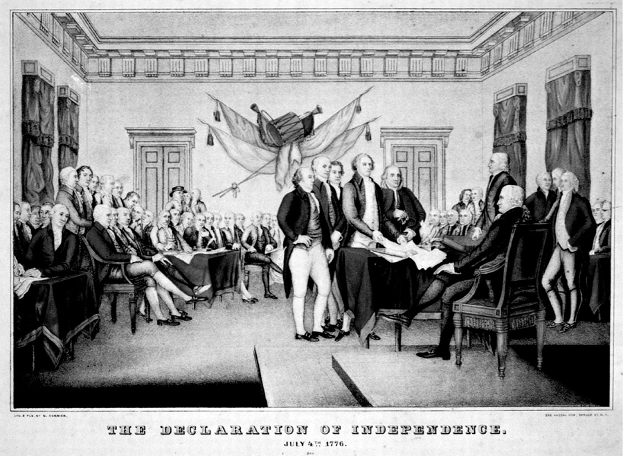 John Trumbull The Declaration of Independence N Currier 183556 Curriers - photo 1