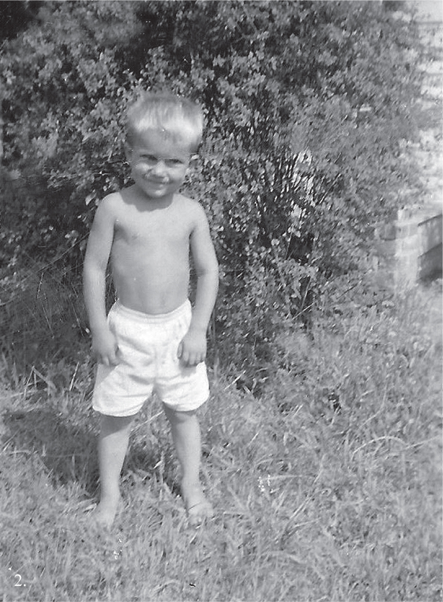 2 Me in front of our house in Greensboro 3 Me with Dad my brothers and - photo 9